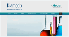 Desktop Screenshot of diamedix.com